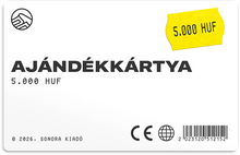 Kép betöltése a galériamegjelenítőbe: Ajándékkártya

